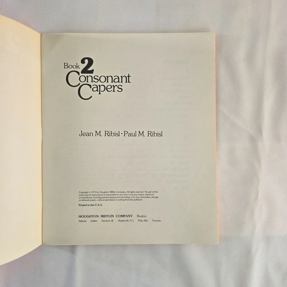 Houghton Mifflin this book